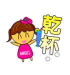 Angel Baby - Golf（個別スタンプ：33）