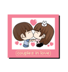 couples in love (EN)（個別スタンプ：40）