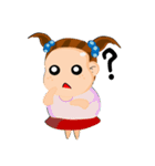 Wantika the chubby girl（個別スタンプ：9）