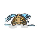 Turtles like to sleep（個別スタンプ：17）