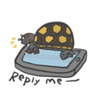 Turtles like to sleep（個別スタンプ：21）