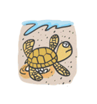 Turtles like to sleep（個別スタンプ：35）