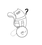 PAUL, THE CAT WITH THE INVISIBLE BALL（個別スタンプ：18）