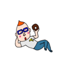 筋肉バカ田中さん（個別スタンプ：9）