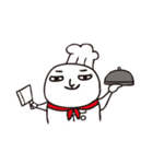 The fat white 2（個別スタンプ：10）