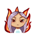 Little devil or angel（個別スタンプ：7）