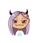 Little devil or angel（個別スタンプ：17）