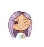 Little devil or angel（個別スタンプ：40）
