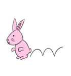 Funny Bunny Rabbit（個別スタンプ：4）