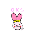 桜うさぎちゃんといっしょ（個別スタンプ：25）