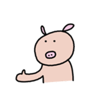 ぶたくんとトリさん（個別スタンプ：11）