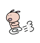 ぶたくんとトリさん（個別スタンプ：16）