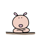 ぶたくんとトリさん（個別スタンプ：18）