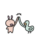 ぶたくんとトリさん（個別スタンプ：34）