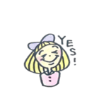 Cutie Emma ＆ teddy（個別スタンプ：2）