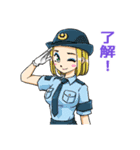 制服コスプレ女子（個別スタンプ：1）