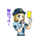 制服コスプレ女子（個別スタンプ：7）