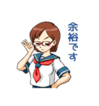 制服コスプレ女子（個別スタンプ：36）