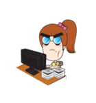 Jubu Jubu by Narin（個別スタンプ：35）