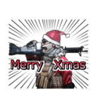 FPS・サバゲー・ミリタリークリスマス（個別スタンプ：1）