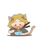 Blonde Kitty（個別スタンプ：27）