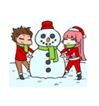 AOL : Christmas（個別スタンプ：11）