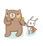 SuPER Bunny ＆ PuRE Bear（個別スタンプ：33）