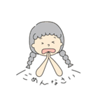 おえかき女の子（個別スタンプ：12）