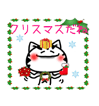 クリスマス猫スタンプ（個別スタンプ：6）