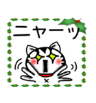 クリスマス猫スタンプ（個別スタンプ：36）