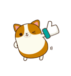 Plump Corgi Puipui（個別スタンプ：4）