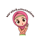 Hijab Girl, Nadia（個別スタンプ：5）