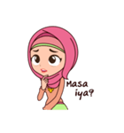 Hijab Girl, Nadia（個別スタンプ：7）