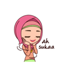 Hijab Girl, Nadia（個別スタンプ：10）