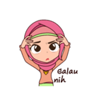 Hijab Girl, Nadia（個別スタンプ：14）