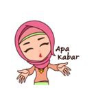 Hijab Girl, Nadia（個別スタンプ：24）