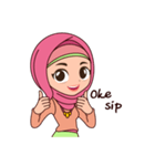 Hijab Girl, Nadia（個別スタンプ：30）