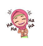 Hijab Girl, Nadia（個別スタンプ：35）