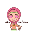 Hijab Girl, Nadia（個別スタンプ：36）