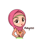 Hijab Girl, Nadia（個別スタンプ：40）