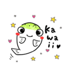 ミドリフグのぷっくん（個別スタンプ：5）