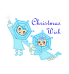 Blue snowy fairies（個別スタンプ：38）