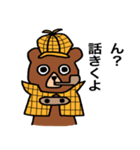 クマロックホームズとワンソンくん（個別スタンプ：8）