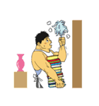 Bryan the muscle man RE（個別スタンプ：35）