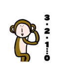 【新年】不人気な猿ですが…【だけ人気】（個別スタンプ：38）