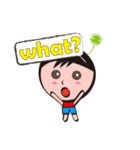 four-leaved clover man（個別スタンプ：6）