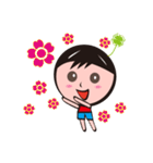 four-leaved clover man（個別スタンプ：38）