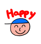青い帽子のぼっちゃん（個別スタンプ：39）