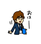 働くオガさん（個別スタンプ：1）