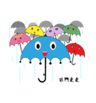 Here comes the Mr. Umbrella（個別スタンプ：7）